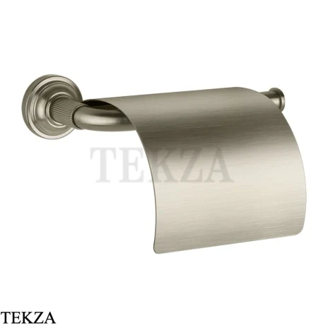 Gessi VENTI20 Держатель туалетной бумаги с крышкой 65449-149, Finox Brushed Nickel