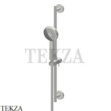 Newform Штанга с ручной круглой лейкой ABS 60658.31.028, Brushed chrome