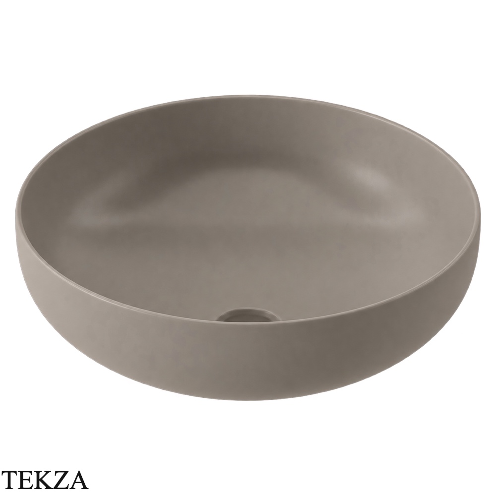 ArtCeram Jolie раковина накладная круглая JOL001 41 00, Brown Matera матовый