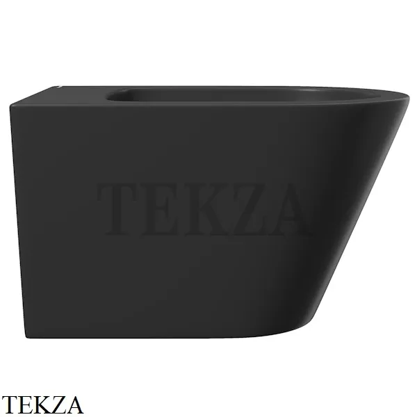 Aqueduto CONE Биде подвесное, 1 отверстие под смеситель CON0340 Черный матовый