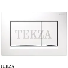 Geberit Sigma30 Клавиша смыва пластик 115.883.KJ.1, белый глянец/хром глянец