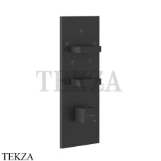 Gessi Rettangolo Wellness Термостат на 5 выходов, внешняя часть 43032-299, Black XL