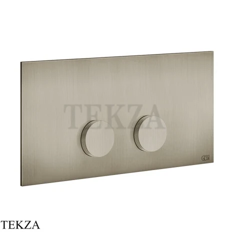 Gessi ANELLO Клавиша смыва для инсталляции viega prevista, Villeroy&Boch 54633-149, Finox Brushed Nickel