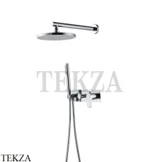 Boheme SPECTRE Смеситель для душа, ручной душ, верхняя лейка 454-CR, Хром глянец Boheme SPECTRE Смеситель для душа, ручной душ, верхняя лейка 454-CR, Хром глянец