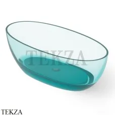 Dea Design Nature Ванна отдельностоящая овальная 170x80 Glasstech DD8647 1700 R8, Lake Water Blue R8