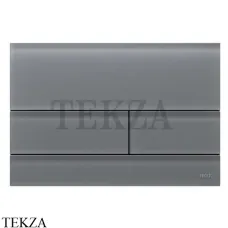 TECE Square II Панель смыва для унитаза, матовое стекло 9240826, серый матовый