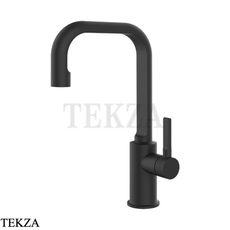 Gessi INCISO Смеситель для раковины высокий, ручка сбоку, без гарнитура 58006-299, Black XL