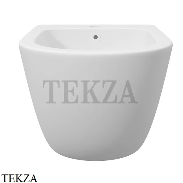 Aqueduto OVO Биде подвесное, 1 отверстие под смеситель OVO0320 Белый матовый