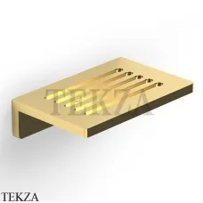 Decor Walther MIKADO DW 910 Мыльница-решетка настенная 0859520, золото глянец