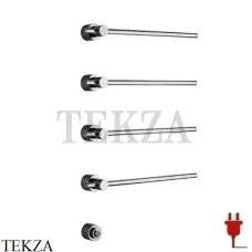 Margaroli SOLE 622 Полотенцесушитель электрический 4 рейки, выключатель BOX 622BBN, Black Brushed Nickel