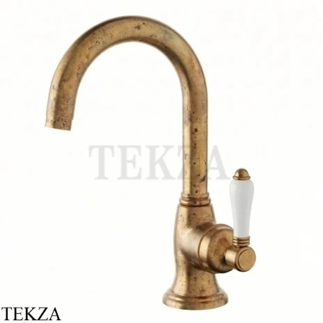 Nicolazzi Cinquanta Смеситель для раковины без гарнитура P.Mont Blanc, 3454TCOG76C, Raw Brass