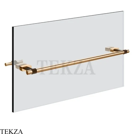 Gessi Jacqueline Полотенцедержатель для крепления на стекло, 45 см 77513-735, бронза глянец
