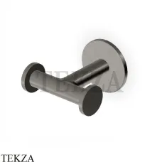 Zucchetti PAN Крючок двойной для халата и полотенец ZAC651.C51, brushed metal black