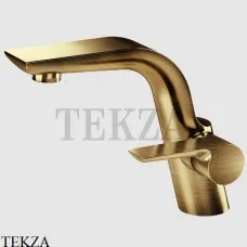 JOERGER EXAL Смеситель для раковины, донный клапан clik-clak 632.10.333.011, бронза classic