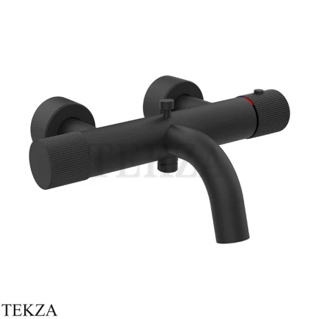 Gessi Habito RIGATO Термостатический смеситель для ванны с изливом 70513-299, Black XL