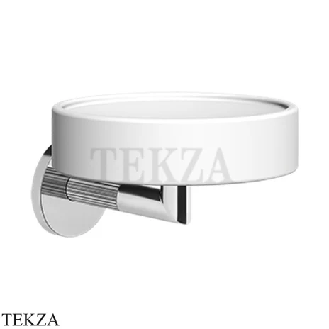 Gessi INGRANAGGIO Мыльница настенная композит белый 63801-031, хром глянец
