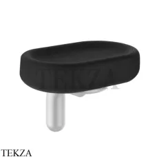 Gessi Goccia Мыльница настенная, черная керамика 38002-279, белый матовый