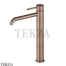 Newform X-Steel 316 Смеситель для раковины высокий, без гарнитура 69615X.59.067, PVD Brushed copper bronze