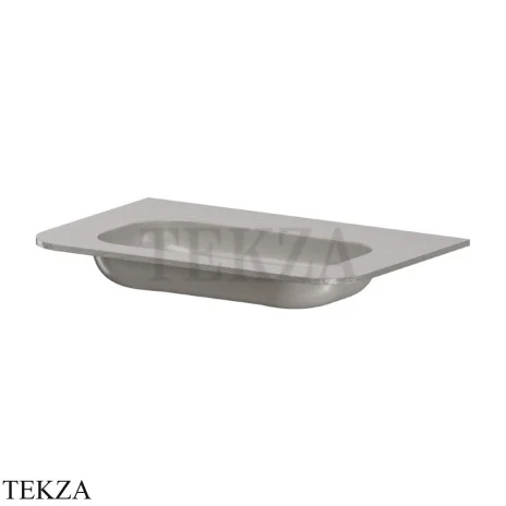 ARMADI ART VOI Раковина моноблок 82 см, STONE FINISH, без отверстия под смеситель 786-080-SF-SG без отв., STONE GREY (каменный серый)