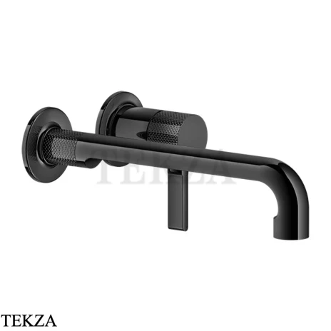Gessi INCISO Смеситель для раковины с длинным изливом, внешняя часть 58089-706, Black Metal PVD