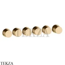Gessi Habito Bath-shower Термостат на 5 потоков, внешняя часть 63440-735, Warm Bronze