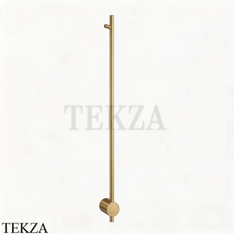 BRONER BRUNO H Электрический полотенцесушитель 100 без выключателя, NF.BR.007.100.0000.MSH, шампань сатин шлифованный