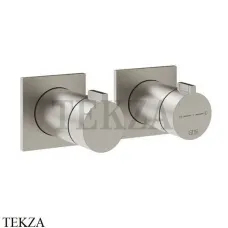 Gessi Inverso RIGATO Термостат для душа, 3 потока, внешняя часть 73036-149, Finox Br. Nickel