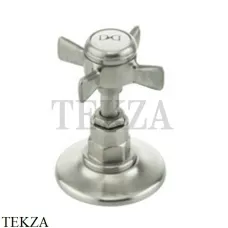 Devon&Devon COVENTRY Кран запорный HOT, COLD MARD78NKS, никель глянец