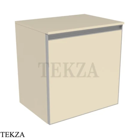 Flaminia Cubika тумба под раковину подвесная 50×37×50 см, 1 ящик, бежевый Juta матовый