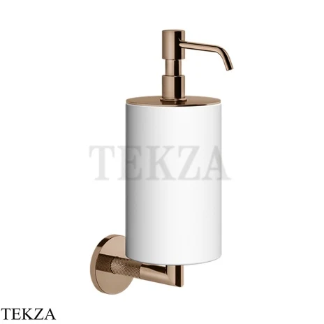 Gessi ANELLO Дозатор для жидкого мыла настенный, композит белый 63713-030, Copper PVD