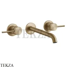 Gessi 316 FLESSA Смеситель для раковины 18-20, внешняя часть 54094-726, Warm Bronze Br.