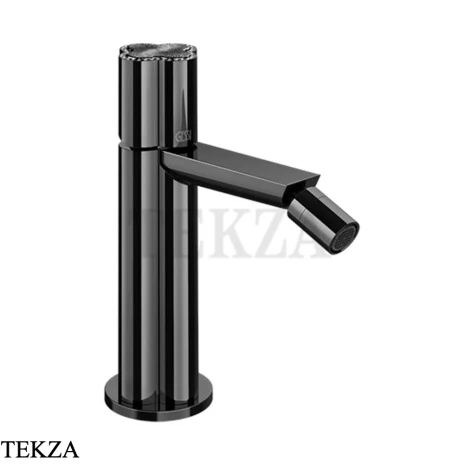 Gessi Ludovica Смеситель для биде crystals, без гарнитура 76368-706, black хром глянец