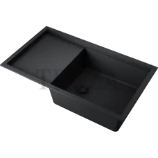 Omoikiri Sintesi 86 Кухонная мойка Artceramic прямоугольная с крылом 4997130 графит