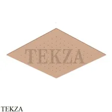 Ritmonio SHOWER Верхняя встраиваемая лейка 34х34 см 75T003 F36, Frosted Rose Gold
