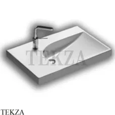 Hatria GRANDANGOLO Раковина подвесная с 1 отверстием, YXF801, белый глянец