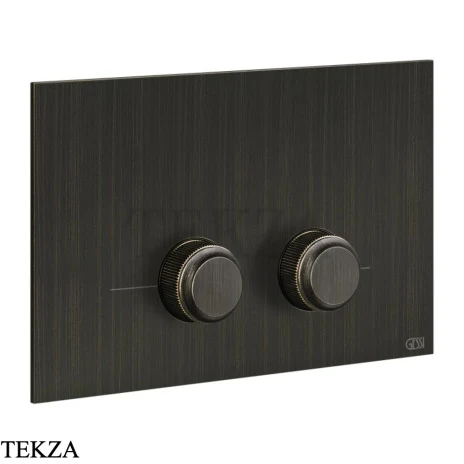 Gessi VENTI20 Клавиша смыва для инсталляции SANIT, Villeroy&Boch 54659-187, Aged Bronze