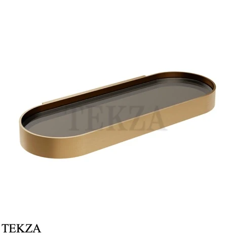 Gessi Pelle Tresse Полочка настенная в душевую, 56861-726, Warm Bronze Br. PVD