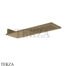 Gessi Rettangolo shower Верхний душ настенного крепления 33095-713, Antique Brass
