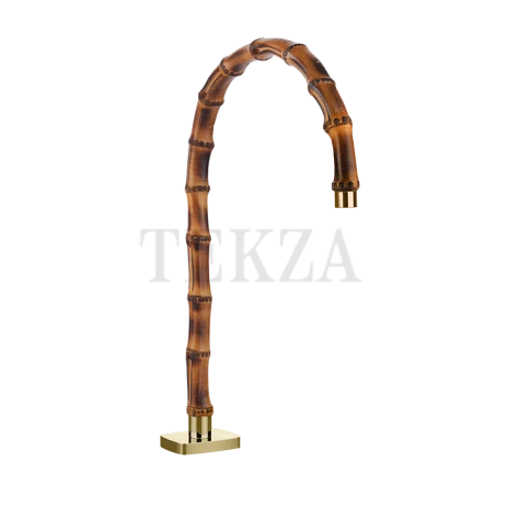Gessi Jacqueline Излив для раковины высокий на столешницу 77023-710, шампань глянец