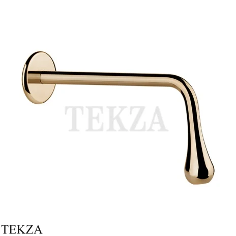 Gessi Goccia Излив для раковины настенный, длинный 33719-735, Warm Bronze PVD