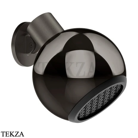 Gessi Haute Culture Shower Настенная душевая лейка со светодиодной подсветкой 57424-707, black хром Brush