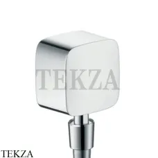 Hansgrohe Fixfit Шланговое подсоединение с клапаном обратного тока 27414000, хром глянец Hansgrohe Fixfit Шланговое подсоединение с клапаном обратного тока 27414000, хром глянец