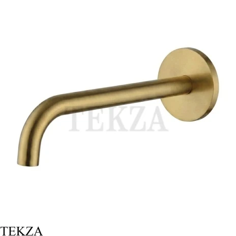 FIMA Carlo Frattini SO Излив для раковины на стену F2848/2OS, brushed gold