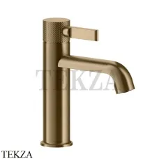Gessi INCISO Смеситель для раковины низкий, с донным клапаном 58001-726, Warm Bronze Br.