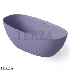 Dea Design Edge Ванна отдельностоящая овальная 150x73 Solid Surface DD8928 1500 14, Lilac №14