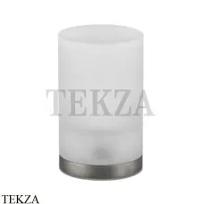 Gessi Emporio Стакан настольный стекло сатин 38833-149, Finox Brushed Nickel