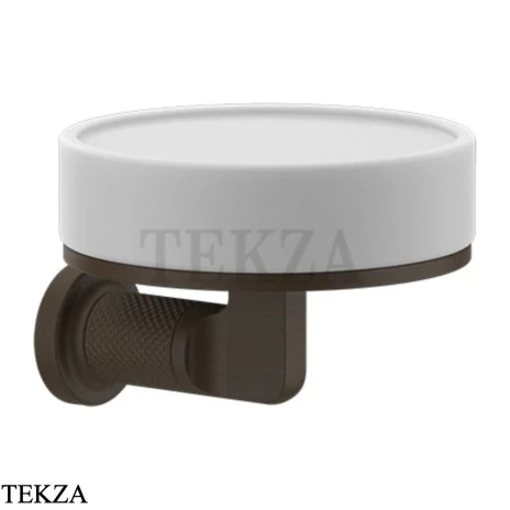 Gessi INCISO accessories Мыльница настенная, композит белый 58501-845, Dark Bronze