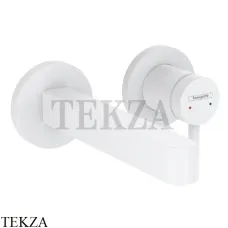 Hansgrohe FINORIS Смеситель для раковины 16,8, внешняя часть, с донным клапаном 76051700, белый матовый