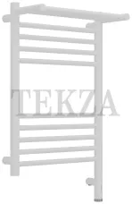 Сунержа Богема 3.1 Полотенцесушитель электрический с полкой 600х400 МЭМ правый 30-6007-6040, Матовый белый