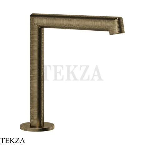 Gessi Ingranaggio-Anello Излив для раковины на столешницу, средний 63321-713, Antique Brass